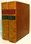 DICTIONARY JOHNSON, SAMUEL. A Dictionary of the English Language . . . Sixth Edition. 2 vols. 1785. Lacks the portrait.